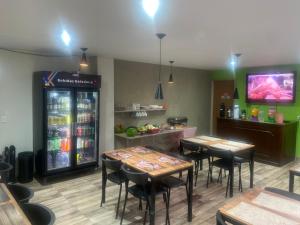 Kuchyň nebo kuchyňský kout v ubytování Hotel Real Centro