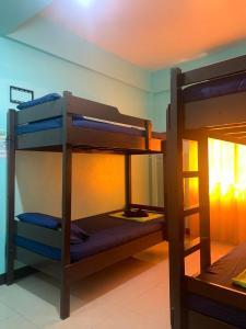 Zimmer mit 2 Etagenbetten in einem Zimmer in der Unterkunft Ahras Place in Coron