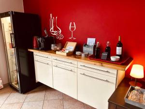 Köök või kööginurk majutusasutuses Taos B&B