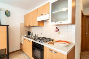 Kuchyňa alebo kuchynka v ubytovaní Appartamento 1 Cogolo centro- Val di Pejo