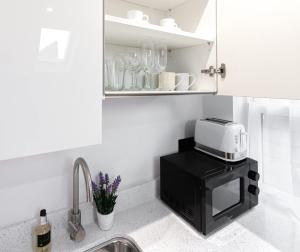 Kuchyň nebo kuchyňský kout v ubytování Ealing Residency