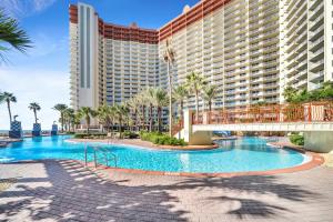 a view of the resort with a large swimming pool at Shores of Panama 1816 in Panama City Beach