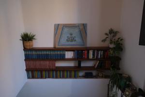 Knihovna v bed and breakfast
