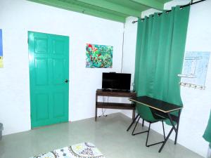 Sjónvarps- og/eða afþreyingartæki á Artist Room Curaçao