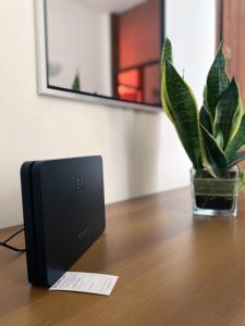 TV a/nebo společenská místnost v ubytování Flat Seriate + 30 fotografií