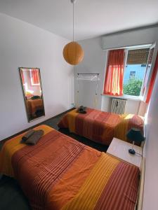 Postel nebo postele na pokoji v ubytování Flat Seriate