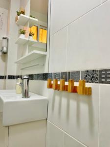 Kúpeľňa v ubytovaní LUXURY SUITES MINERVA beach