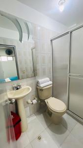 Kúpeľňa v ubytovaní Kromatic Hostel