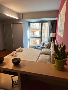 Posteľ alebo postele v izbe v ubytovaní Appartamento Moderno Torino San Salvario
