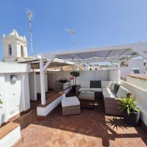 Χώρος καθιστικού στο Centre old town rooftop apartment
