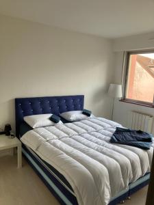 Postel nebo postele na pokoji v ubytování Cosy 3 rue des Ormes Ostwald 67540