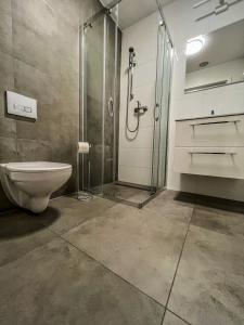 Phòng tắm tại Apartment by Park Biznesowy