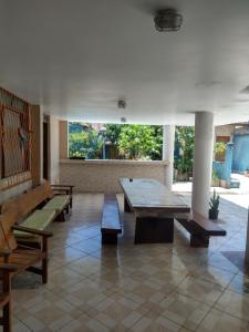 Posezení v ubytování Casa com Piscina