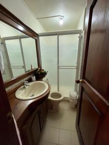 Koupelna v ubytování HOSTAL LA CASA DE LOS SUEÑOS