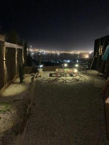a view of a city at night at Loft la herradura in Coquimbo +4 photos