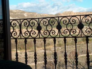 Balkón nebo terasa v ubytování Cortijo Urrá Manor House, Sorbas