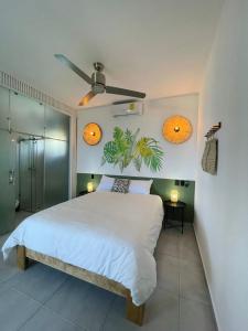 Postel nebo postele na pokoji v ubytování The Penthouse Las Terrenas ocean views