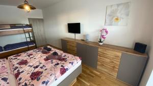 Postel nebo postele na pokoji v ubytování Apartmán Bára