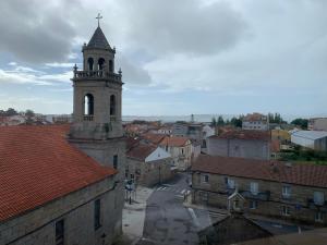 Widok na miasto Vilanova de Arousa z tego apartamentu