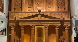 a large wooden building with columns at Art Hotel Downtown in Amman