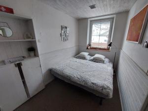 Postel nebo postele na pokoji v ubytování Apartmán Aromasalon + 20 fotografií