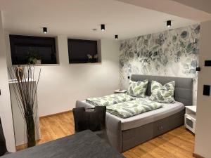 Postel nebo postele na pokoji v ubytování Marleens Ferienwohnung in Schwerin