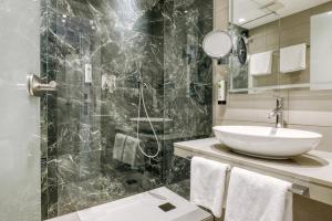 Koupelna v ubytování Hotel Lipmann "Am Klosterberg"