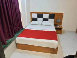 Postel nebo postele na pokoji v ubytování Hotel airport annex
