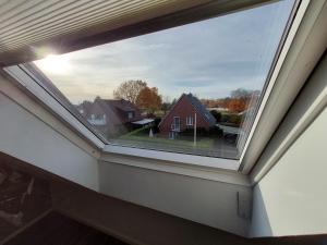 a view from a window in a house at Ferienwohnung Schmidt in Schüttorf