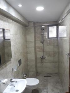 Koupelna v ubytování HOTEL DUNAY
