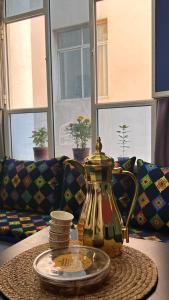 O zonă de relaxare la Basil Hostel