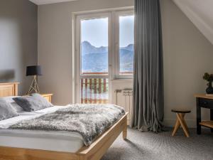 מיטה או מיטות בחדר ב-Panorama Premium
