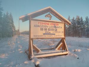 Lohiranta Salmon Lodges Simojoki - Simoriver v zimě
