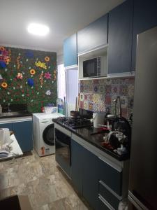 Köök või kööginurk majutusasutuses São Salvador Guest House