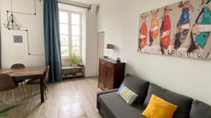Posezení v ubytování Ile de Ré - Proche plage - Hammam - Sauna - Piscine - 4 personnes