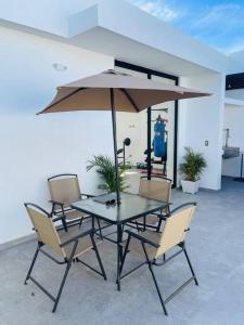 Patio nebo venkovní prostory v ubytování Hospedate En Elegante Penthouse En Culiacan