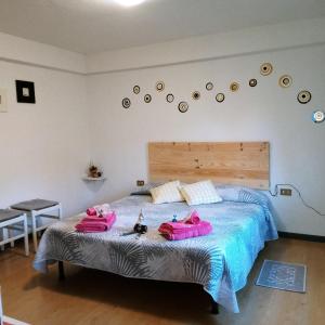 Postel nebo postele na pokoji v ubytování Montegrappa Dream