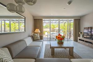 Posezení v ubytování Large Luxury apartment on Palm Beach