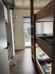 Postel nebo postele na pokoji v ubytování Soví Hnízdo Apartment De Luxe