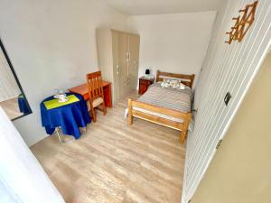 Voodi või voodid majutusasutuse Hostal Dulces Sueños toas