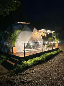Zahrada ubytování Ocobos Glamping
