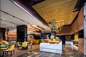 Ruang duduk di Hampton by Hilton Beijing West Railway Station Lize Business District