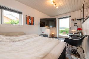 Postel nebo postele na pokoji v ubytování Bed & Breakfast Horsens - Udsigten