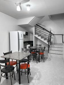 Η κουζίνα ή μικρή κουζίνα στο Spot Hotel e pousada