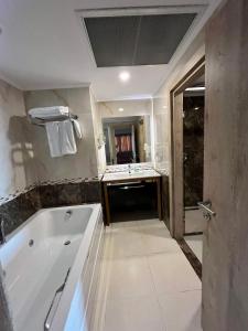 Koupelna v ubytování DEVREK OTEL