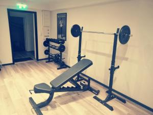 Fitness centrum a/nebo fitness zařízení v ubytování Hotel Wilder Mann
