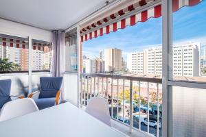 Balkon lub taras w obiekcie Agua Azul 4-A Apartment Levante-Rincon de Loix