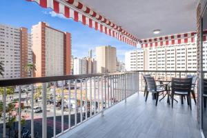 Balkon lub taras w obiekcie Agua Azul 4-A Apartment Levante-Rincon de Loix