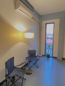 Posezení v ubytování Lime Lite Manila Hostel