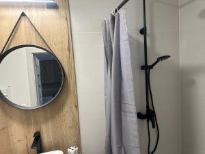 Koupelna v ubytování Apartmán BARANEC